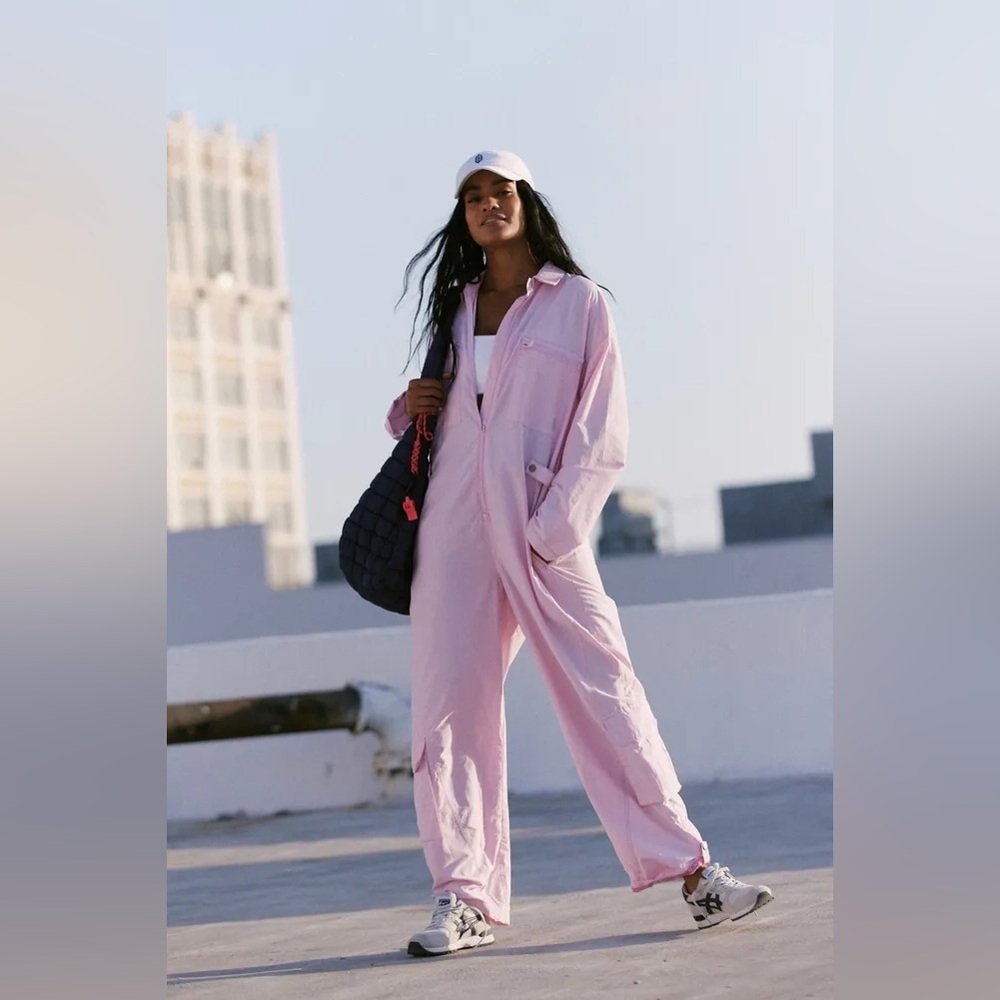 FREE PEOPLE
Mesmerize Me Coveralls cherry blossom